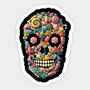 Candy Skull Sticker